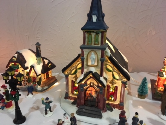 Blog Photo - BOAA Christmas village church